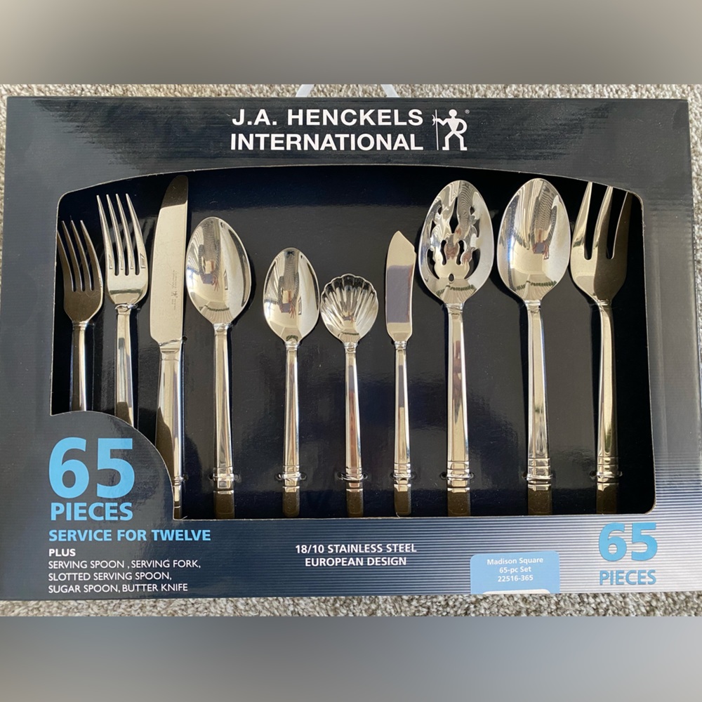 [SOLD] J.A. Henckels 18/10 Stainless Steel Silverware Set